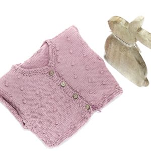 Camisa bebé lila botones