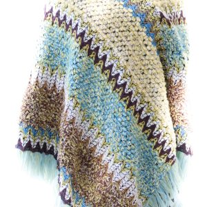 Poncho colores claros